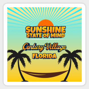 Century Village Florida - Sunshine State of Mind Sticker